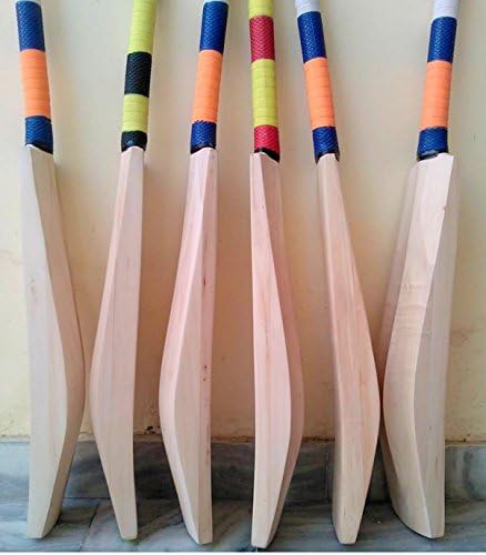 Plain New Designed English Willow Double Cricket Bat Huge Edge 50+ mm Ideal fot T 20 Cricket