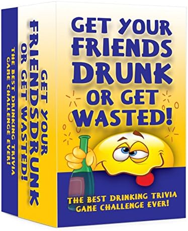 World Dominating Games Get Your Friends Drunk or Get Wasted! Hilarious Adult Trivia Card Game - Best for Friends and Family Fun - Christmas, Birthday Parties and Get Together