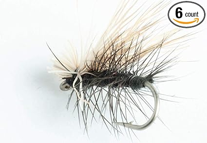 Amazon Com Elk Hair Caddis Dry Fly Tan Olive Or Black 6