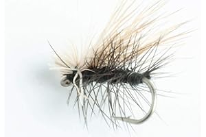 BLUE WING OLIVE Elk Hair Caddis Dry Fly - Tan, Olive or Black - 6 Pack