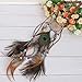 Feather Headband Hippie Indian Boho Hair Band Tassel Bohemian Halloween Hair Hoop Women Girl Crown Hairband Party Decoration Headdress Cosplay Costume Headwear Headpiece Hair Accessories Dreamcatcher