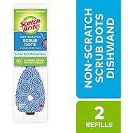Scotch-Brite Scrub Dots Non-Scratch Dishwand Refill (2 Refills Total)