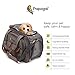 Premium Double Expandable Airline Approved Pet Carrier, Soft Sided Cat and Dog Carrier Bag, Pet Travel Carrier with Plush Fleece Bedding for Airplanes, Cars, Travel Tote with Seatbelt Strap