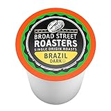 Broad Street Roasters Gourmet Coffee, Brazil, Compatible with 2.0 K-Cup Brewers, 40 Count