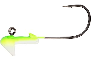 Northland Tackle Tungsten Stand Up Jig Heads, 2 Packs, 12 Colors, 1/16, 1/8, 1/4, 3/8 Oz Sizes for Walleye, Bass, & Crappie