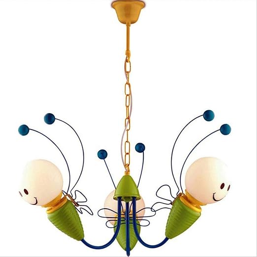 Lámpara colgante Diseño de dibujos animados de hierro creativo Lámpara