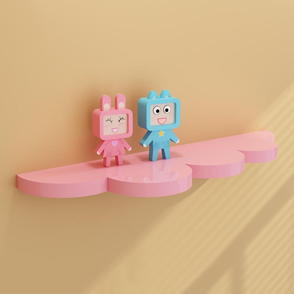 Wall Decoration Shelves Wall Shelf Creative Cloud Shelf Shelf Bedroom Living Room Wall Decoration Shelves Wall Mount Shelf ( Color : B , Size : 95CM )