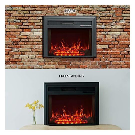 CHopetree Chimenea Eléctrica Insertable con Función Calefactora