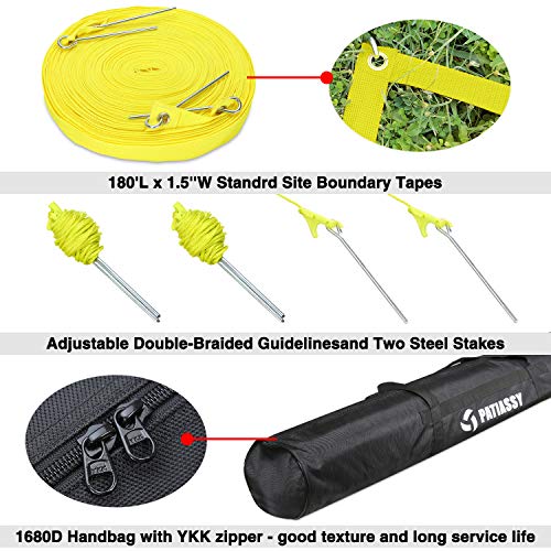 Volleyball Net Set System, Outdoor Portable Volleyball Net with Poles for Backyards, Tightener