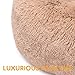 Friends Forever Luxury Marshmallow Cat Bed, Calming Dog Beds for Small Dogs, Fluffy Dog Bed for Pet Comfy – Tan 23 X 23 Inchthumb 3