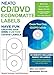 CD DVD Printable Labels - Econo Matte Finish - 100 Disc Labels and 100 Utility Spine and Case Sticker Labels - Online Design Maker Software Included by Neato