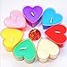 ALIMITOPIA Valentine Candles,Romantic Love Heart-Shaped Smokeless Sweet Scented Candles for Candlelight Dinner Valentine's Day Wedding Birthday Christmas Party Home Decoration Gift(Red,20pcs)