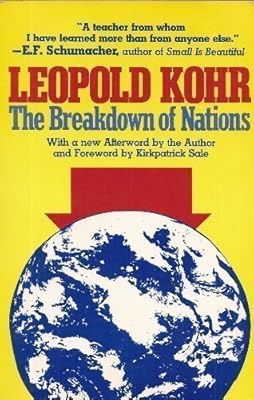 The Breakdown of Nations: Amazon.es: Kohr, Leopold: Libros en idiomas extranjeros
