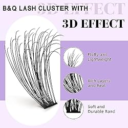 Lash Clusters 3D Effect Individual Lashes 300Pcs