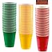 HeroFiber 18 oz Party Cups, 96 Count - Festive Green, Sunshine Yellow, Red - 32 Each Color