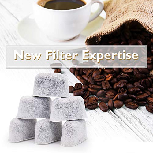 PUREUP Compatible with Cuisinart Coffee Filter Replacement Charcoal Water Filters 12pack