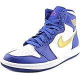 Jordan Air Jordan 1 Retro High Round Toe Leather Basketball Shoe