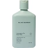 Blind Barber Lemongrass Tea Body Wash for Men - Sulfate-Free Body Soap with Lemongrass Scent - Leaves Skin Clean &amp; Hydrated - Paraben-Free &amp; Cruelty-Free, No Artificial Dyes (12 Fl oz)