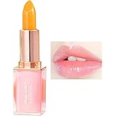 BLUE LOVE Color Changing Lipstick - Hydrating Jelly Lip Balm Tint Moisturizing Lip Gloss, Long-Lasting Nourishment for Dry Lips (Carrot)