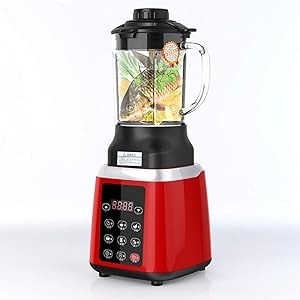 LSNLNN Blender,Countertop Blender for Milkshake, Fruit Vegetables Drinks, Ice, Small Mini Portable Single Food Bullet Blenders Processor Shake Mixer Maker with Cup for Home Kitchen, 63 Ounce,Red