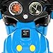 Best Choice Products Kids 6V Electric 3-Wheel Motorcycle Ride On, LED Lights/Sound, Storage, Blue