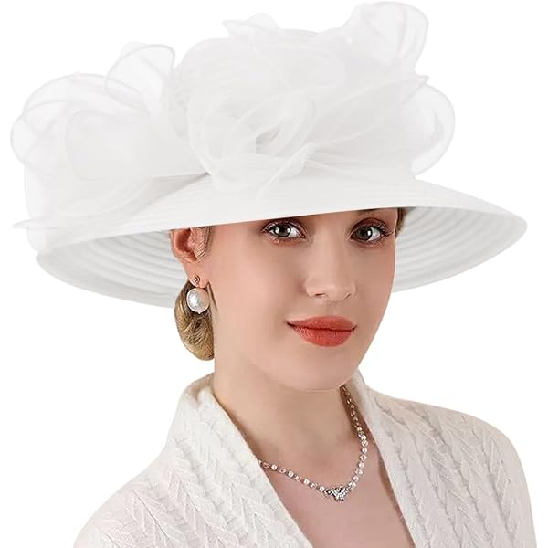Floral Wedding Hat for Women display picture 1