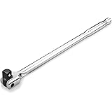 Neiko 00339A 3/8" Drive Premium Breaker bar, 12” Length | CR-V Steel | 180 Flex Head