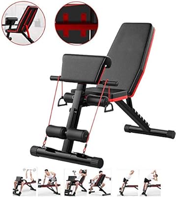 HUYYA Plegable Banco Plegable Fitness, Multifuncional Banco De ...