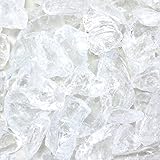 Koyal Wholesale Centerpiece Vase Filler Bulk Beach Seaglass, 4.5-Pound, Clear