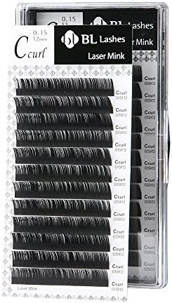 Eyelash Extension BL Laser Mink Lash C Curl Thickness 0.15mm (0.15X14mm)