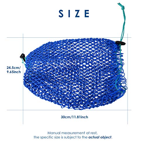 SF 3 Packs Mesh Bait Bags with Rubber Locker for Fishing Crab Traps Catfishing 3 Packs