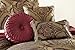 Chezmoi Collection Seville 9-Piece Jacquard Black Gold Maroon Red Medallion Paisley Oversized Comforter Set, Queen 92