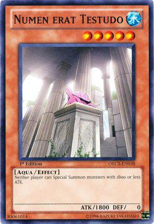 Yugioh Zexal Order Of Chaos Single Card Numen Erat Testudo | Desertcart  Barbados