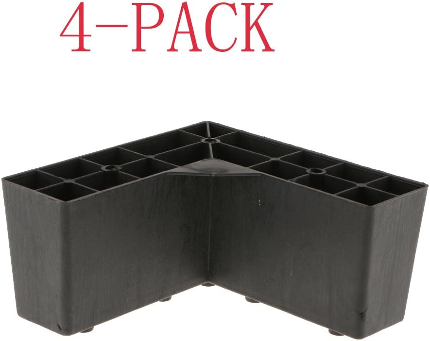 4Pack Universal Triangle Furniture Legs Feet Sofa Leg for Couch Chair