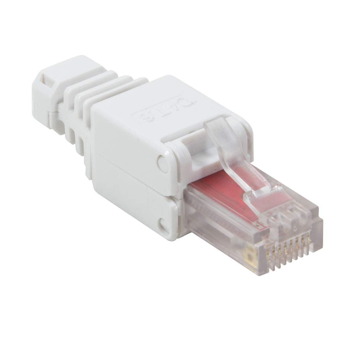 Logilink Professional MP0025 UTP CAT 6 Connector, Tool-Free, RJ45 Connector for Tool-free Installation and Assembly, Crimping without Tools