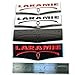 1pc OEM Laramie Tailgate Emblem Badge 3D Laramie Nameplate Replacement for 1500 2500 3500 Matte Black