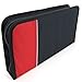 Elitexion 96 Capacity CD DVD Blu-Ray Media Folder Wallet Carrying Case - Red