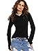 SheIn Women's Hooded Long Sleeve Thumb Holes Top Shirt