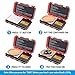Digital Pocket Scale, 200g /0.01g Mini Scale, Highly Accurate Multifunction with Premium Stainless Steel Finish, LCD Backlit Display, 6 Units, Auto Off, Tare (Red,Battery Included)