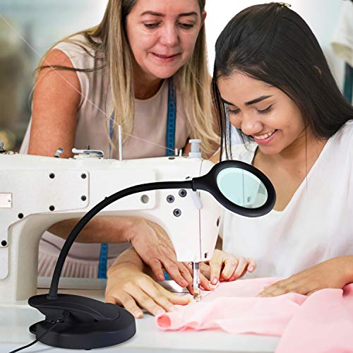 image for Brightech - Lightview LED Magnifying Lamp with USB Charging Port - Lig