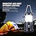 Vekkia COB LED Camping Lanterns,Battery Powered Lamp with Magnetic Base,Collapsible LED Lantern-Outdoor Camping Lights. Perfect for Fishing,Hiking,Power Outage,Hurricane Season,etc,Pack of 2