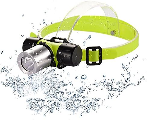 Diving Headlamp for Underwater Scuba 2000LM CREE XML T6 LED Waterproof Dive Safety Light Flashlight Torch for Hiking Camping Climbing Caving
