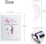 Chargenyang 50 Pair Under Eye Gel Pads Lash Extension Makeup Patches Pro Salon view 2