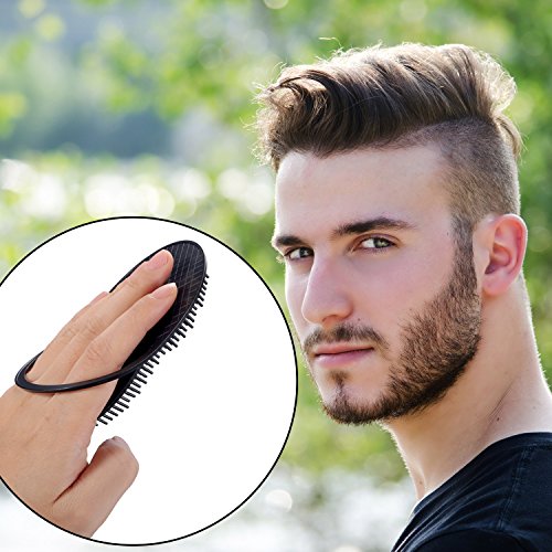 BBTO 12 Pieces Pocket Palm Combs, Soft Portable Pocket Brush, Shampoo Comb, Massager Hair Brush Comb - //coolthings.us