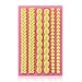 Beasea Silicone Mold for Cake Decorating, Pie Crust Pearl Lace Fondant Diy Baking Tool Pink Border Decoration Sugarcraft Lace Rope Mould for Chocolate Cupcake Candy Pastry Jelly