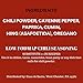 Organic Low FODMAP Certified Paleo Seasoning|No Onion No Garlic, Gluten-Free, No Sodium, No Carb, Keto, Kosher, All Natural, Non GMO, Non Irradiated Seasoning- Casa de Sante (Chili Seasoning)
