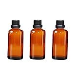 3PCS 100ML Empty Amber Glass Essential Oil Bottles