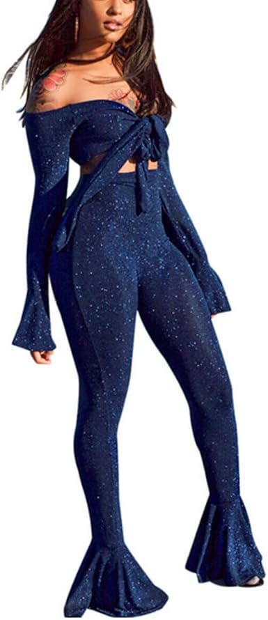 glitter two piece outfits