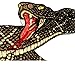 RATTLESNAKE Diamond Back Embroidered Iron on or sew on Patch/Applique 3 inch