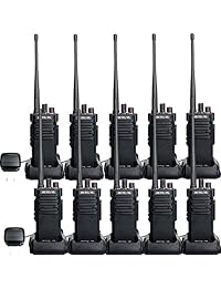 Retevis RT29 Radios bidireccionales Radio UHF de largo alcance 3200mAh Cifrado VOX Seguridad de emergencia Walkie Talkies de alta potencia (paquete de 10) con audio super claro
